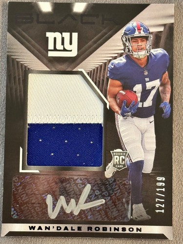 2022 Panini Black Wan'Dale Robinson #223