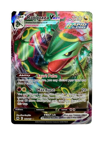 rayquaza vmax 218/203 ポケモンカード　2set Amazon.com: Rayquaza VMAX - 218/203 - Secret Rare - Sword