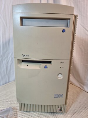 Vintage IBM Aptiva 270 Desktop Computer - HDD Included -AMD K6-2 400MHz 8MB Ram