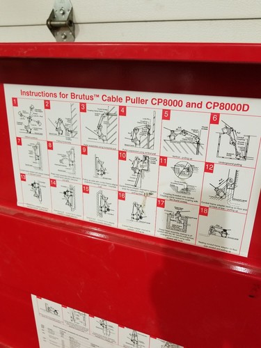 GARDNER-BENDER CP8000 ULTRA BRUTUS 8000# CABLE PULLER