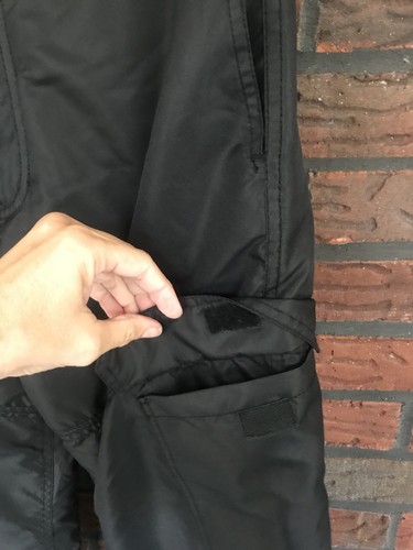 Black Cargo Ski Pants 10-12 Adjustable Waist Snow Bottoms Cold Weather Old Navy