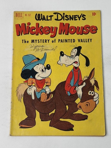Four Color 352 Walt Disney's Mickey Mouse Dell Comics Golden Age