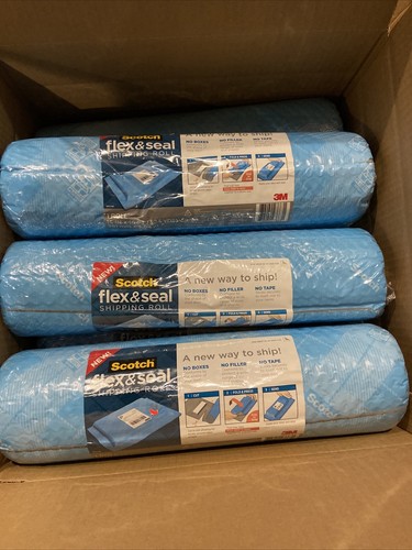 Lot of 14- Scotch Flex and Seal Shipping Roll, 15 in x 10 ft
