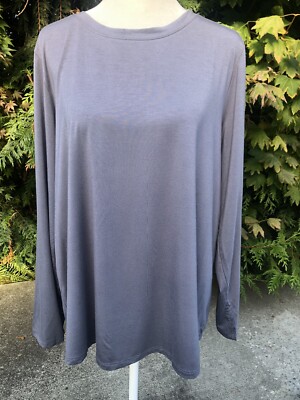 New Inoah Womens XL Gray Pullover Modal MSRP $69.99