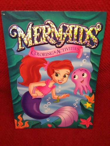 Mermaids Jumbo Coloring & Activity Book (Set of 2)-Vision St. - Made in USA, New