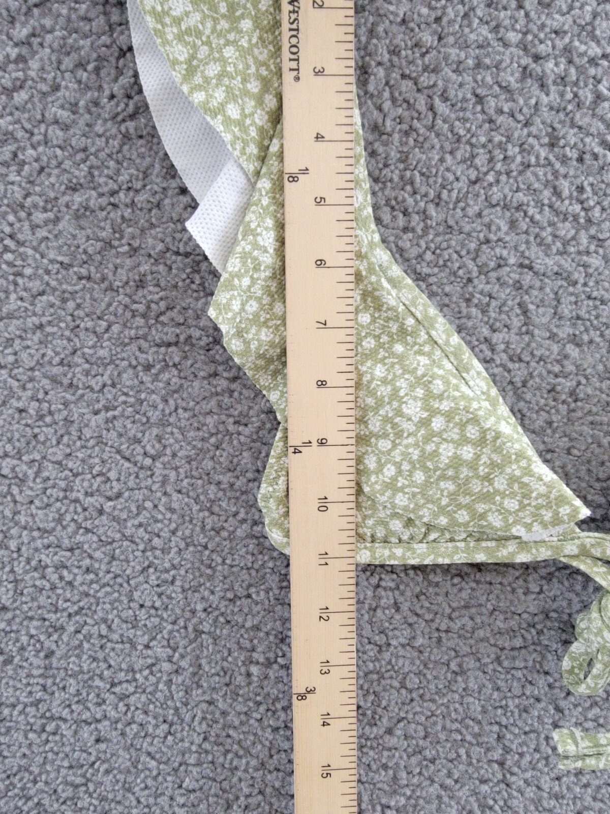 Eberjey Graziela Bikini Top Women's XS Garden Floral Adjustable Back Tie Closure - Picture 6 of 14
