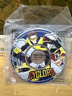 Cyclops Burger King Disc 2001 Marvel, X-Men Game PC