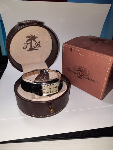 Tommy Bahama TB 1027 Sterling Silver Men's Watch Brand New