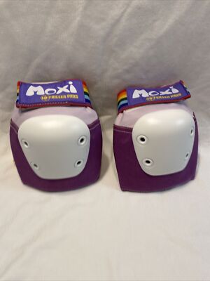187 Killer Pads Moxi Roller Skate Knee Pads Rainbow Purple Size XS