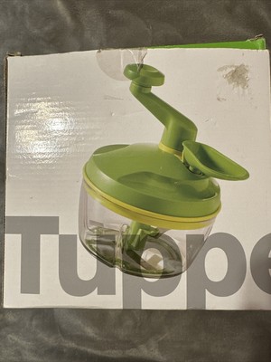 Tupperware Quick Chef Pro System Manual Food Processor Chopper Green Time Saver
