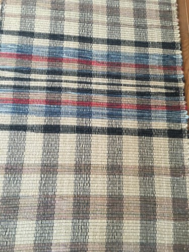PRIMITIVE STYLE WOVEN RUNNER RUG 25