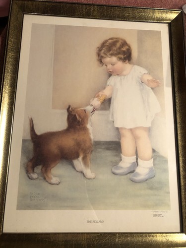 ベッシーピースガットマン　ポスター画 ベッシーピースガットマン ポスター画 Vintage BESSIE PEASE