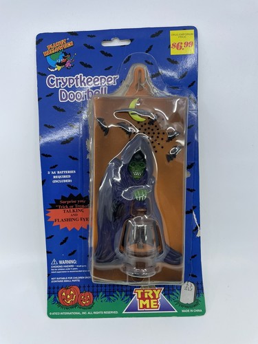 VTG 1995 Halloween Lights & Sound Grim Reaper Doorbell Toy