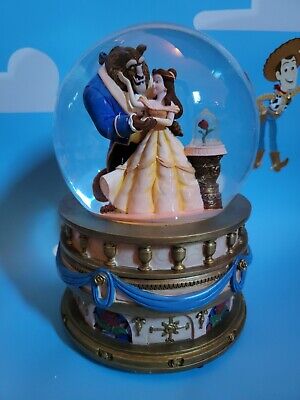 Disney Beauty and the Beast Snow Globe And Music Box