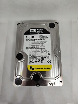 0-HOURS WD1003FBYX Western Digital 1TB 7.2K RPM 3Gb/s 3.5'' SATA HDD Item #020