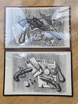 Colt Dragoon & Derringer Pencil Drawings