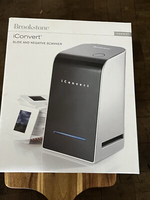 NWT Brookstone iConvert Slide & Negative Scanner