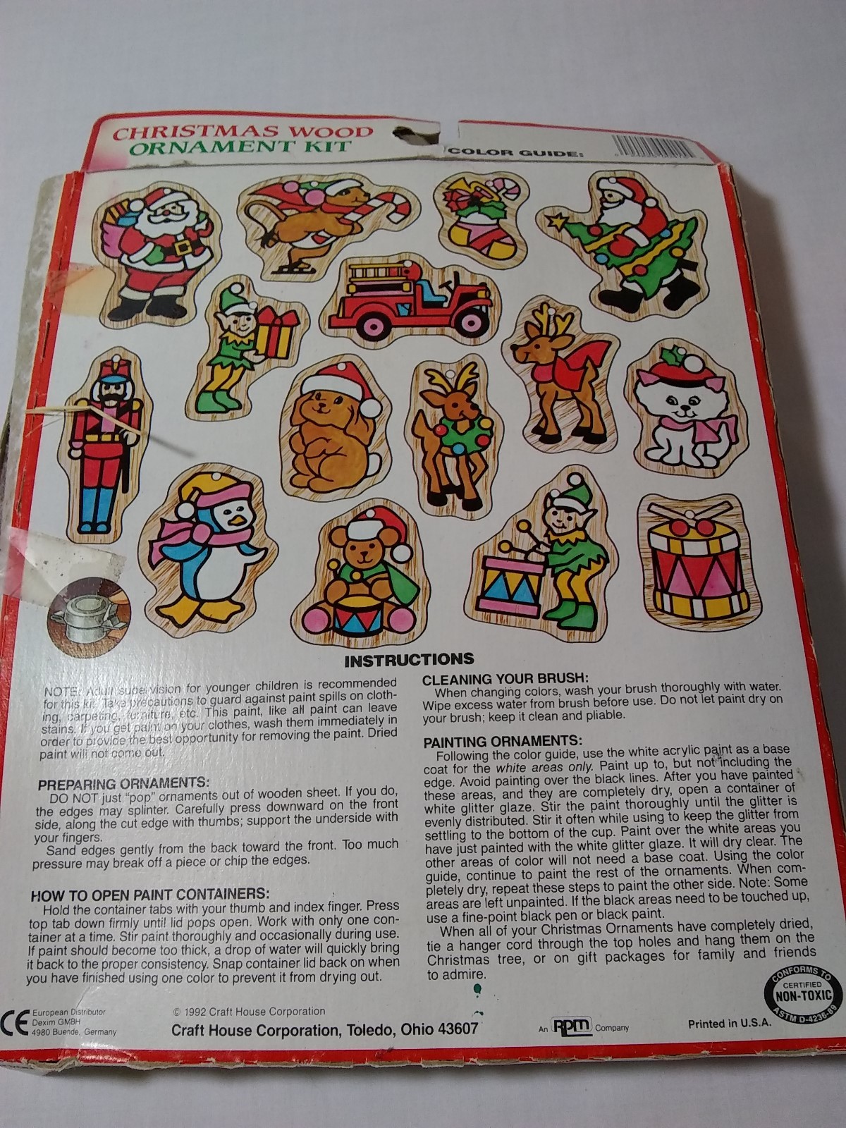 Paint on Wood Christmas Ornaments