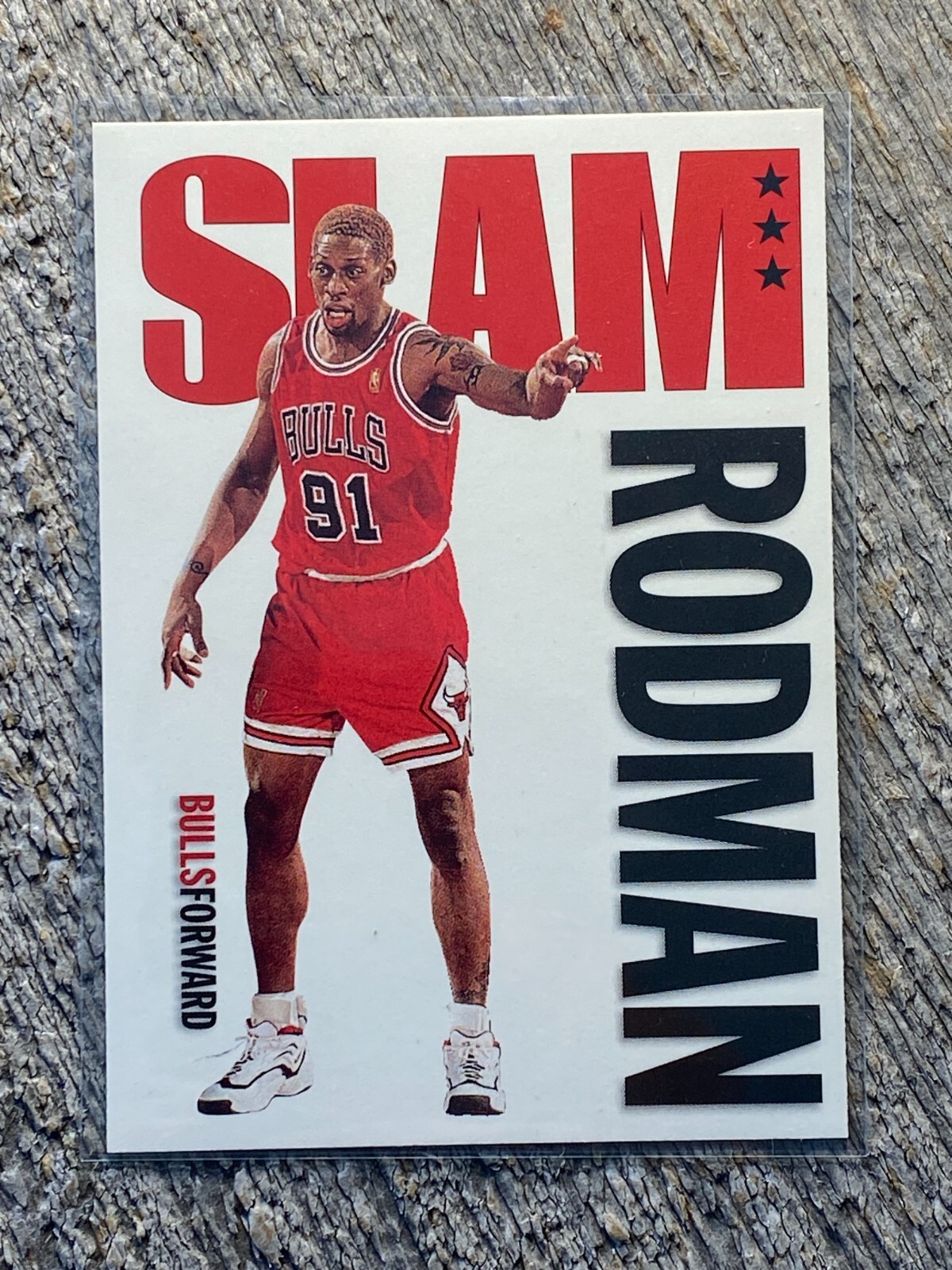 Majestic - 【NBAコレクション】majestic 91 Dennis Rodman Majestic Dennis Rodman Chicago Bulls Hardwood Classics Name