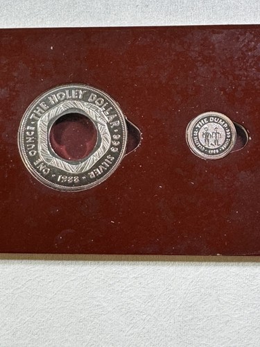 Holey Dollar &amp; The Dump 1989年 プルーフ銀貨 セット 1989 Holey Dollar & Dump 2 Coin Silver Set – Mint 901 Australia