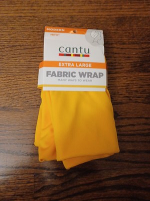Cantu Extra Large Fabric Head Wrap, Yellow