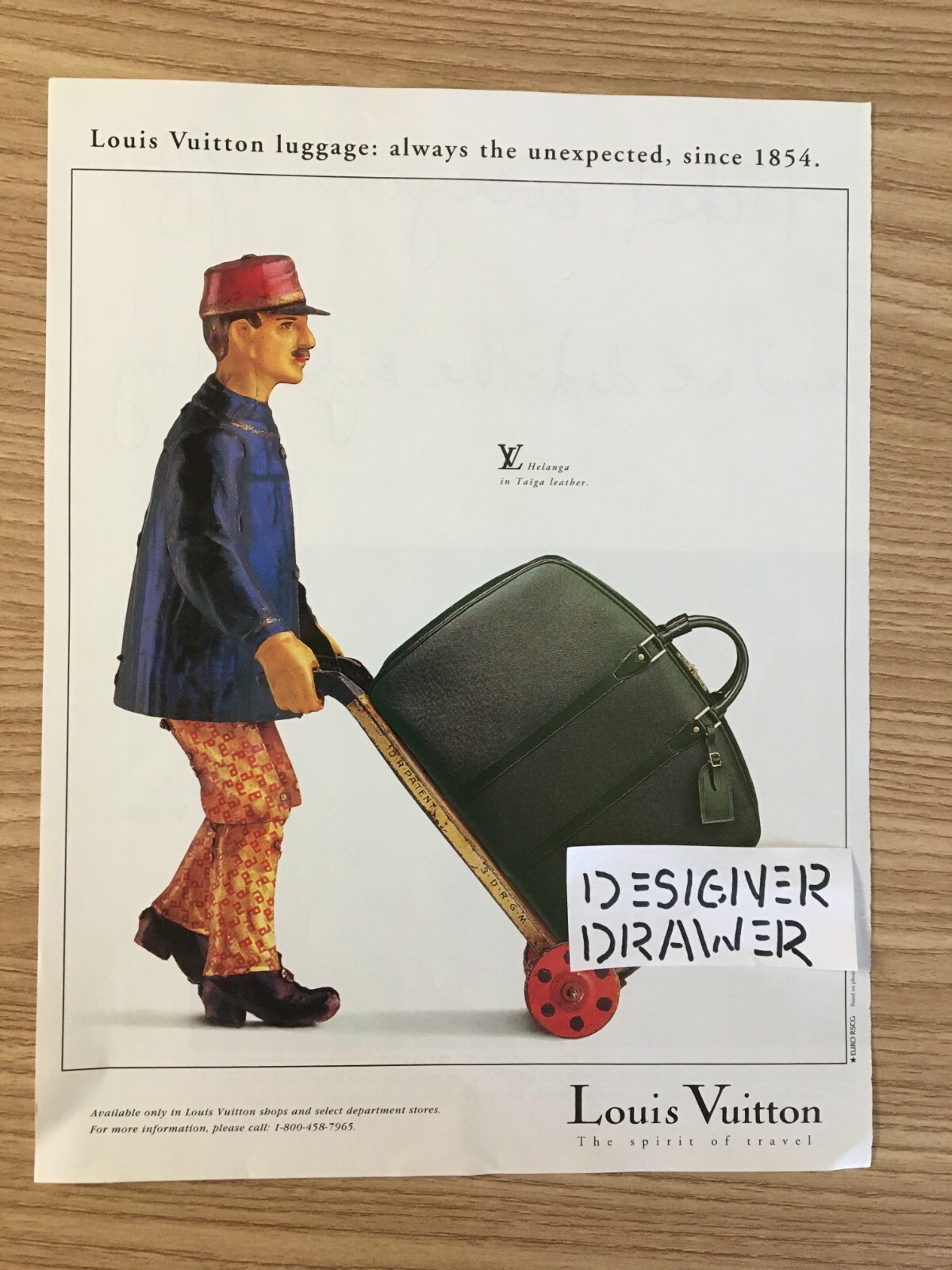 LOUIS VUITTON vintageポスター Louis Vuitton Vintage poster | Postera.art