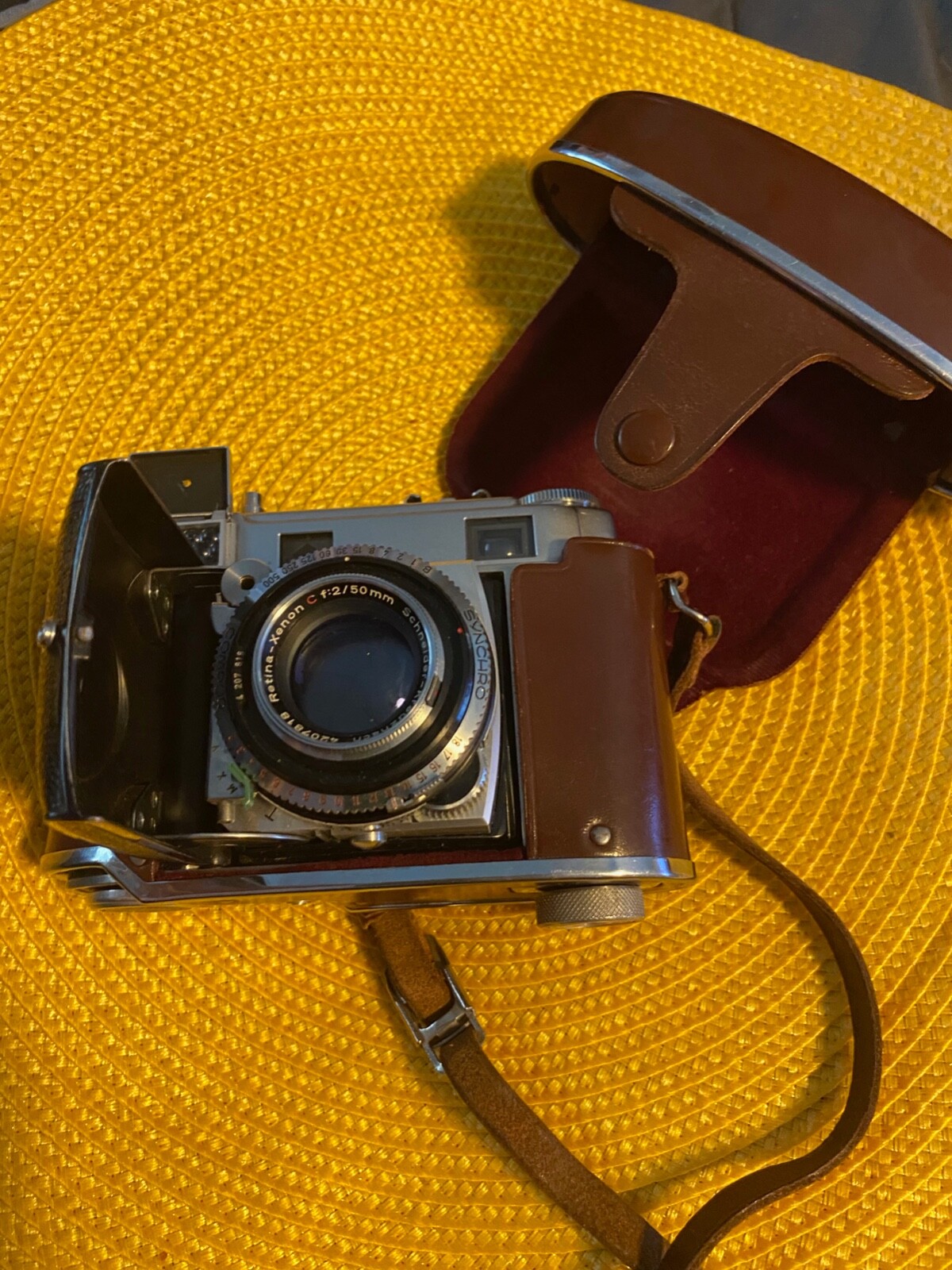 Kodak Retina IIIc Camera 50mm, Xenon f2.0 with Case