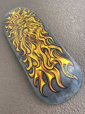 santa cruz skateboard jason jessee sungod deck rare limited powell