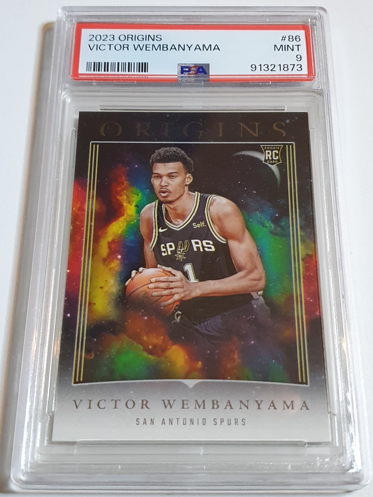 2023 Panini Origins Victor Wembanyama Rookie #86 RC - PSA 9 (Low 
