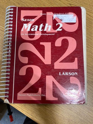 Saxon Math 2 Teachers