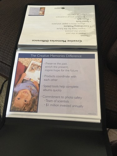 Creative Memories Party Presentation Binder