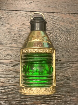 Vintage Empty Old Spice Lantern Decanter After Shave Lotion 6 oz