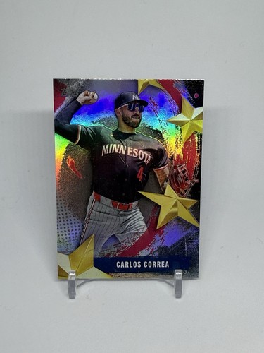 シングルカード Topps - topps carlos correa 1987 relic card 2035 2022 Topps CARLOS CORREA 1987 Relic Game Used Bat