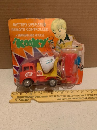 Vintage 1960’s Battery Operated “kooky” Cement Truck MOC Durham Industries Japan