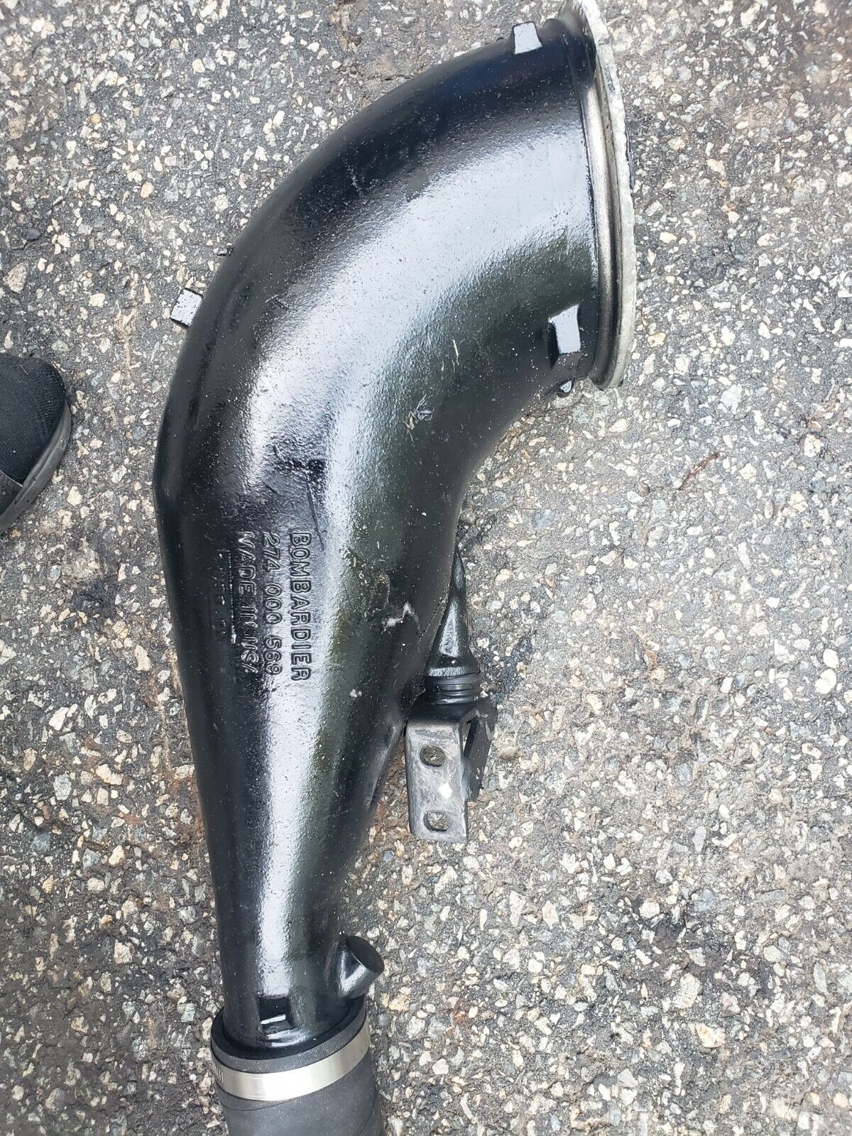 SEA DOO GTX 951 Millenium 2000 carb EXHAUST PIPE CHAMBER SEA DOO GTX 951 Millenium 2000 carb EXHAUST PIPE CHAMBER