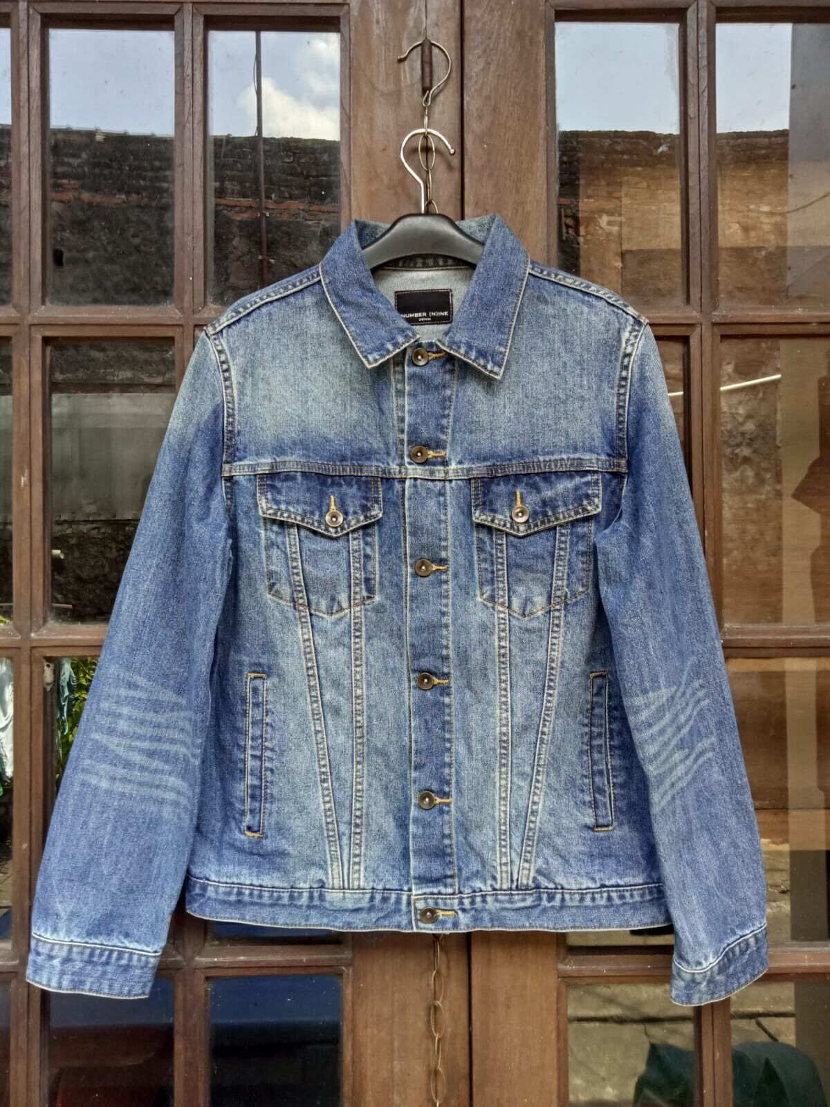 Number Nine Takahiro Miyashita x Shiffon co Ltd Denim Jacket Number Nine Takahiro Miyashita x Shiffon co Ltd Denim Jacket