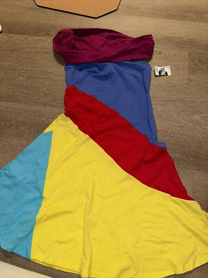 XS Stephen Burrows for Target Color Block Dress   20th Anniversary