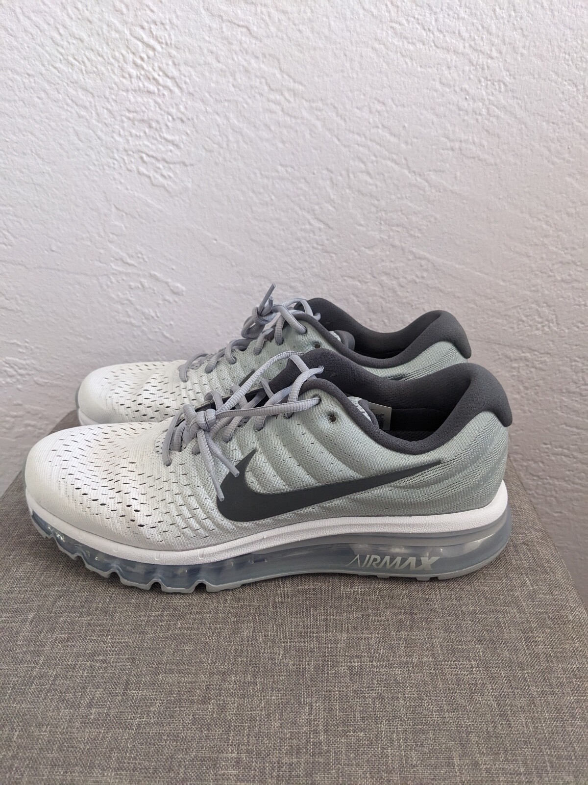 Size 11.5 - Nike Air Max 2017 Wolf Grey - 849559-101 | eBay