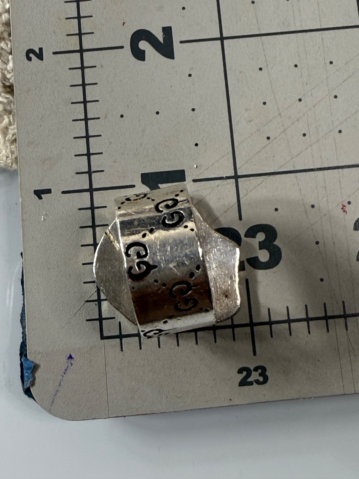 Vintage Gucci Ghost Sterling Silver 