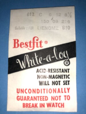 WATCH MAINSPRINGS SOLD BY BESTFIT, 30 PN's AVAILABLE, YOU SELECT, NOS