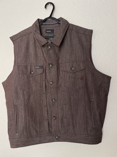 て*様 Rocawear 腕時計 HIPHOP bboy jayz Rocawear Jean Vest Mens Size 42 Brown Jay-Z Hip Hop | eBay
