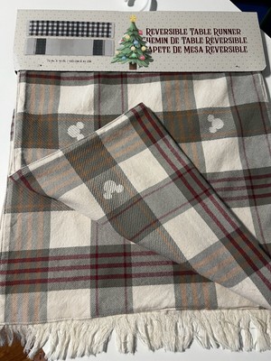 Disney Parks Christmas Reversable table runner