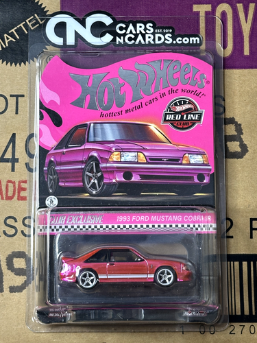 ミニカー Hotwheels RLC 1993 ford mustang cobra R 2024 Hot Wheels RLC Exclusive 1993 Ford Mustang Cobra R Pink