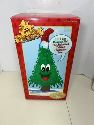 Douglas Fir The Talking Tree Sound & Motion Activated New Open Box B84