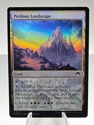 1x Perilous Landscape - Foil MTG Modern Horizons 3 NM Magic Foil