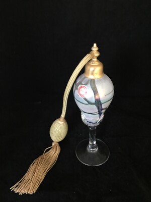 Vintage Atomist perfume glass bottle  ''Irice'' light purple  unused