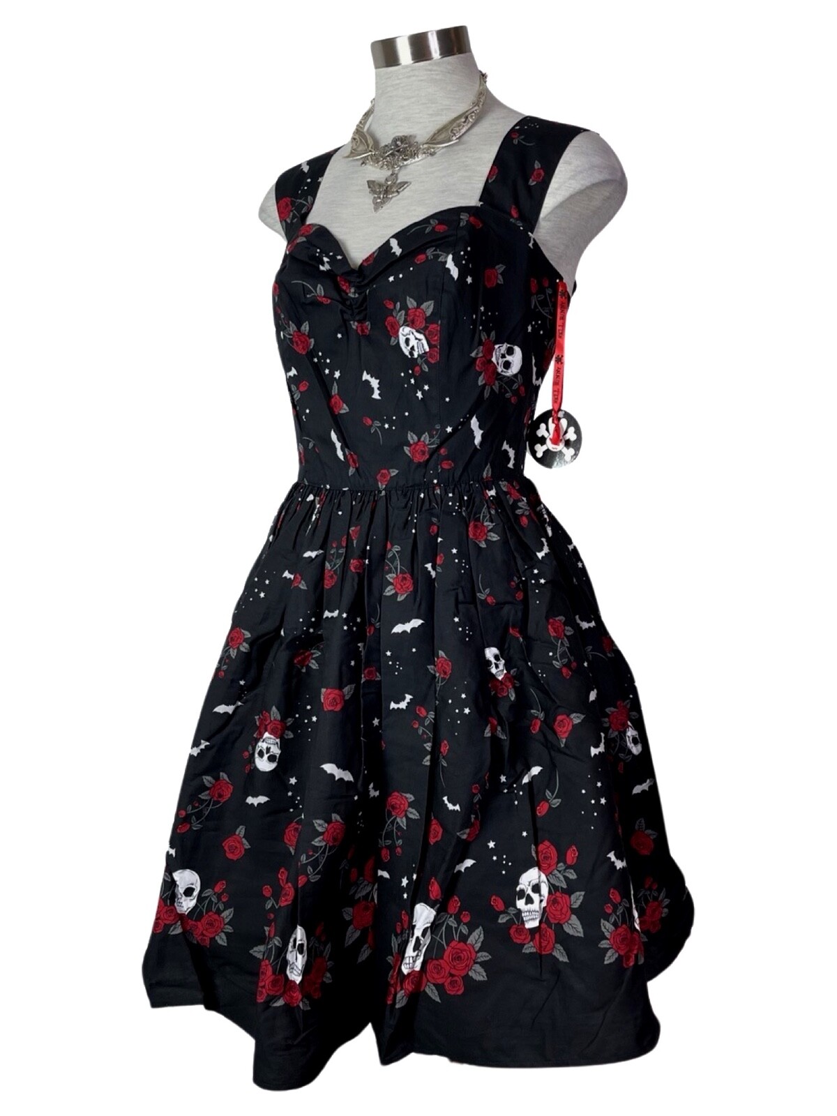 Hell Bunny 50’s 赤黒セーラーワンピース(L)used美品未使用近 Hell Bunny 50's 赤黒セーラーワンピース(L)used美品未使用近