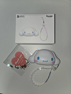 ◆SLBS◆ Cinnamoroll Galaxy Buds Cover with Bead Strap 88002 Cinnamoroll Galaxy Buds Cover with Bead Strap Limited