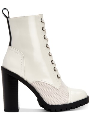 Женские белые сапоги Paulina на платформе 1/2 с круглым носком из сетчатого материала BCBGENERATION, 6 м