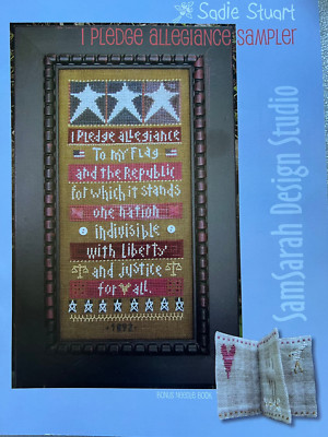 SanSarah Designs Studio- I Pledge Allegiance Sampler Chart